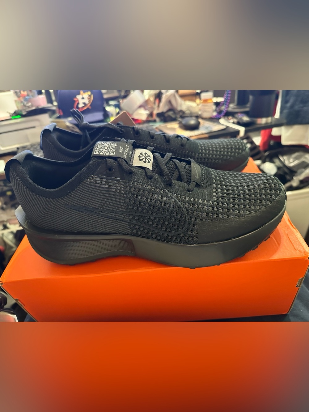 Nike Interact Run Men's Running Shoes Black Anthracite (FD2291-005)